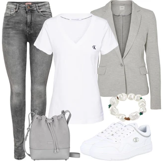 Outfit s Bílá Náramek Pilgrim "Stylová letní nálada"