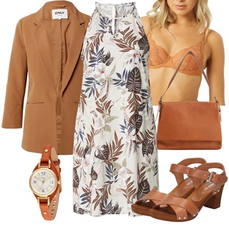 Outfity pro 18. narozeniny Host s Oranžová/Béžová/Růžová Podprsenka Balconette/Bralette/Podprsenka s výstřihem push-up/Krajková podprsenka/Zmenšující Podprsenek/Push-Up Podprsenka/Měkká podprsenka/Kožené bundy pro muže/Trojúhelníkový Podprsenek/Podprsenka Bez Kostic/Podprsenka s kosticemi/Bezdrátová podprsenka Mey, Hnědá/Béžová Only, Bílá/Béžová/Hnědá/Khaki/Zelená Šaty s výstřihem/Plážové Šaty/Šaty S Potiskem/Boho Letní Šaty/Dlouhé Letní Šaty Only, Hnědá/Béžová Sandál Na Širokém Podpatku/Vintage sandál/Sandál Na Podpatku/Sandál s podpatkem/Přezková bota/Letní Bota About You "Stylová letní nálada"