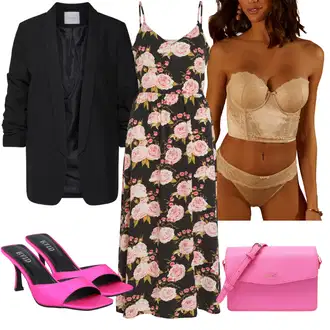 Outfity pro léto s Černá Košilové šaty Vila "Vkusný letní outfit"
