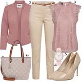 Hnědá Krátká Vlněná Saka Outfity image