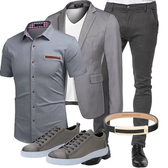 Stil Outfits Disco mit Grau Unkategorisiert Leif Nelson "Business Outfit"Look: Metal, Schick, Disco, Büro, Elegant, Casual, Moderne, Classic, Ausgefallene, Goa