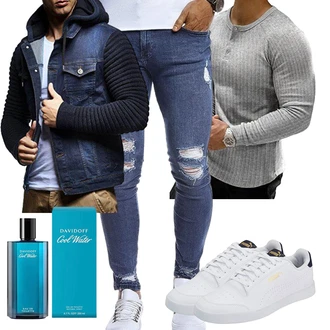 Stil Outfits Disco mit Unkategorisiert Leif Nelson "Casual Outfit"Look: Classic, Elegant, Coole, Schick, Western, Ausgefallene, Metal, Moderne, Stil, Edel, Disco, Casual, Büro