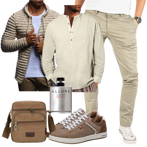 Beige/Weiß/Braun/Khaki Business Hemd/Casual Hemd/Hemdbluse/Musselin Hemd Meilicloth kombinieren