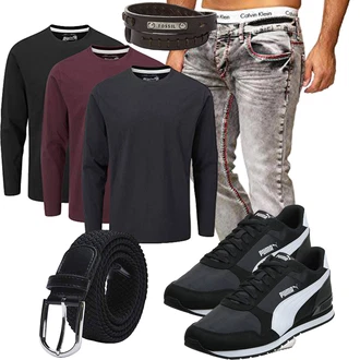 Stil Outfits Disco mit Grau Unkategorisiert Code47 "Cooles Outfit"Look: Disco, Moderne, Ausgefallene, Schick, Classic, Elegant, Edel, Casual, Extravagante
