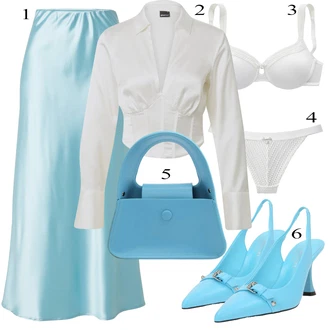 outfit mit Svetlo modra Gina Tricot, Women's Uncategorized Gina Tricot "poletni videz"