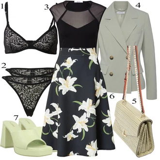 outfit mit Črna weekday, weekday "poletni videz"