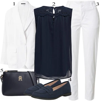 outfit mit Siva Hlača velika velikost Part Two "poletni videz"