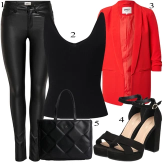 Outfity s oblekem s Černá/Zelená/Hnědá/Modrá/Fialová Tílko s ořezem/Krátký Top/Halenka Bez Rukávů/Top Se Špagetovými Ramínky/Pletený top/Jednoduchý top/Pánské boty JdY "Business Casual"