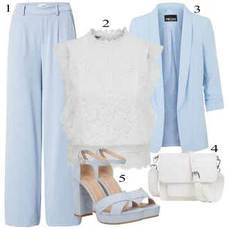 Outfity pro práci s Světle modrá/Modrá Navlékací Kalhoty/Široká Kalhoty/Pyžamová Kalhoty/Marlene Kalhoty/Teplák Kožená Pánská Bund/Kalhoty se Štěrbinou/Žerzejová Kalhoty/Palazzo Kalhoty/Mušelínové kalhoty/Culotte Kalhoty Object "Klasické vzhledy"