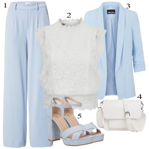 Kombinace Světle Modrá/Modrá Navlékací Kalhoty/Široká Kalhoty/Pyžamová Kalhoty/Marlene Kalhoty/Kožená Pánská Bund/Kalhoty se Štěrbinou/Žerzejová Kalhoty/Palazzo Kalhoty/Mušelínové kalhoty/Culotte Kalhoty Object