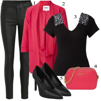 Outfity z džínu Mom Posilování s Černá Tričko/Fancy tričko/Pletené tričko/Top Na Party/Tričko s krátkým rukávem/Tričko s potiskem/Košile s potiskem/Jednoduchý top/Krátký top/Košilový top About You "Klasické vzhledy"Look: Rad, Emo, Disko, Elegantní, Mom, Kancelář, Aerobní, Posilování