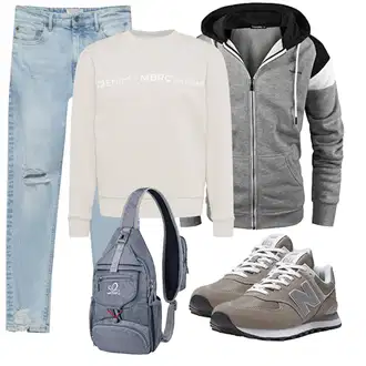 Jeans Outfits mit Hellblau Unkategorisiert Pull&Bear "Freizeit Outfit"