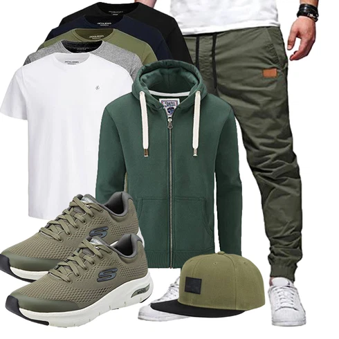 Dunkelgrün KapuzenPullover/Hoodie/Sport Hoodie/Strick Hoodie/Vintage Hoodie/Ausgefallener Hoodie/Sweatjacke Charles Wilson kombinieren