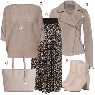 outfit mit Bela Verižica/Obesek Swarovski "poletna obleka"