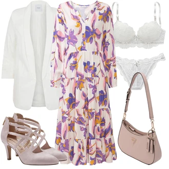 Outfit sa Siva/Pink/Krem/Bijela Gaćica & tanga/Klasične gaćice/Futrola za Suknju/Brazilski Slip/Gaćice/Gaćice bez prepona Lascana "Jesenski Outfiti"