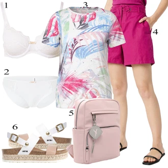 outfit mit Pastelne barve CECIL "poletni videz"