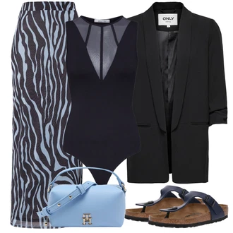 Outfit s Černá Birkenstock "Letní oblečení"