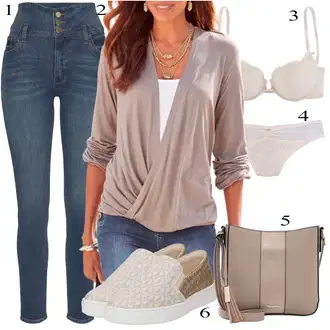 Outfit s Béžová/Bílá Pánské boty ve velikosti 11/Průsvitná podprsenka a podprsenka s kosticí/Podprsenka s kosticemi/Bezdrátová podprsenka/Push-Up Podprsenka/Podprsenka Bez Kostic/Podprsenka Balconette/Kožené bundy pro muže/Zmenšující Podprsenek/Měkká podprsenka Lascana "Oblečení do kanceláře"