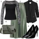 Festival Outfit Velike velikosti za dame image