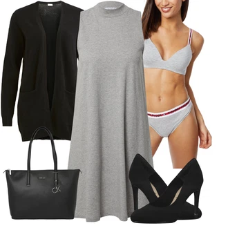 Outfit s Šedá/Růžová Bralette/Měkká podprsenka/Tričková Podprsenka/Sportovní podprsenka/Trojúhelníkový Podprsenek/Vyztužený podprsenek Tommy Hilfiger Underwear "Módní letní vzhled"