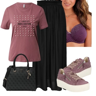 Outfit s Fialová Pánské boty ve velikosti 11/Podprsenka Bez Kostic/Podprsenka push-up bez ramínek/Podprsenka Balconette/Zmenšující Podprsenek/Bezdrátová podprsenka/Multifunkční podprsenka/Měkká podprsenka/Podprsenka bez ramínek & variabilní podprsenka/Podprsenka s kosticemi/Kojící podprsenka NUANCE "Módní letní vzhled"