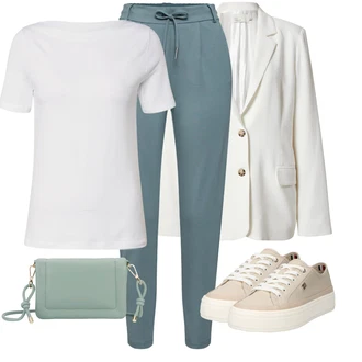 Outfit s Šedá Kožená bunda pro muže/Blejzrové Bund/Boyfriend Sako/Neformální Sako/Bavlněný Sako/Elegantní Sako/Pletený Sako/Oversize Sako/Teplákový blejzr/Kožená Pánská Bund nly by nelly "Módní letní vzhled"