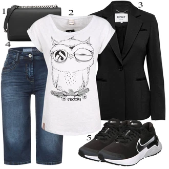 Poletne Outfiti mit Črna Nike "poletni videz"