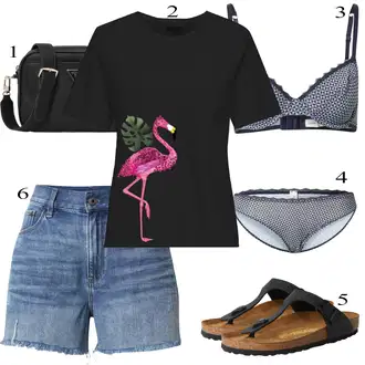 outfit mit Birkenstock "poletni videz"