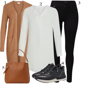 Outfit s Černá Kožená bunda/Motorkářské Džíny/Kožené Boty/Slim Fit Džíny/High Waist Džínové Kalhoty/Termální Džíny/Zimní bunda/Push up Džín Tiger of Sweden "Outfit na podzim"