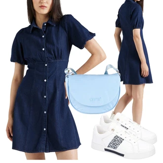 Outfit s Bílá Teniska Tommy Hilfiger "Outfit na léto"