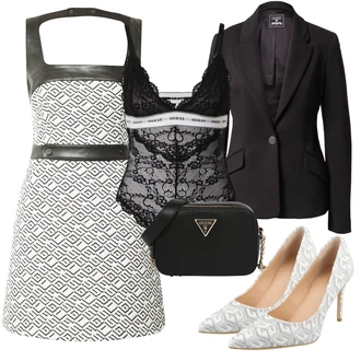 Outfity s krajkovými body "Outfit na léto"