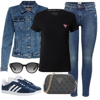 Outfit s Černá RALPH LAUREN "Outfit na léto"