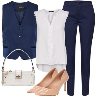 Outfit s Bílá/Šedá/Hnědá Halenka Móda Pro Plnoštíhlou/Halenka a Tunika Tunika Only "Outfit na léto" Outfit s Bílá/Šedá/Hnědá Halenka Móda Pro Plnoštíhlou/Halenka a Tunika Tunika Only "Outfit na léto"