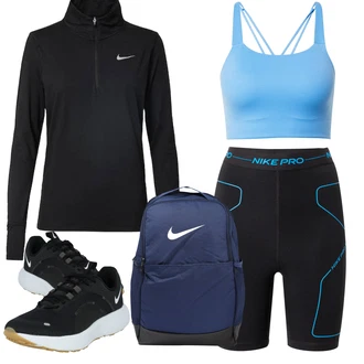 Outfit s Černá Košile Nike "Outfit na léto"