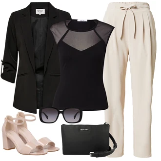 Outfit s Černá RALPH LAUREN "Outfit na léto"