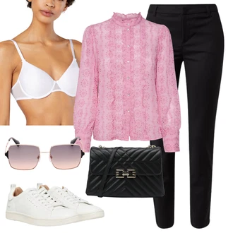 Outfit s Bílá/Krémová/Růžová Pánské boty ve velikosti 11/Push-Up Podprsenka/Podprsenka Balconette/Podprsenka s kosticemi/Průsvitná podprsenka a podprsenka s kosticí/Podprsenka Bez Kostic/Měkká podprsenka/Bezdrátová podprsenka/Kožené bundy pro muže/Zmenšující Podprsenek PASSIONATA "Outfit na léto"