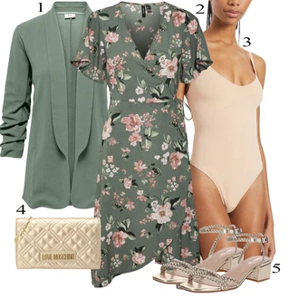 outfit mit Bež Torba Love Moschino "poletni videz"