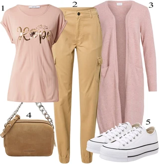 outfit mit Bela/Krem Platnena superga/Superge Nizka/Superge Luknjasta Converse "poletni videz"