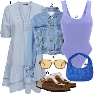 outfit mit Birkenstock "poletni videz"