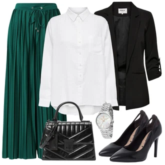 Outfit s Černá Dlouhý Sako/Krátké Sako/Kožená bunda pro muže/Blejzrové Bund/Cargo Sako/Boyfriend Sako/Kožená Pánská Bund/Smokingové sako/Blůzové Sako/Oversize Sako/Neformální Sako Only "Outfit na léto"