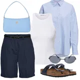 Kombinovat Kraťasy s Dlouhými Halenkami image