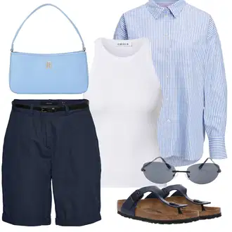 Outfit s Černá Birkenstock "Outfit na léto"
