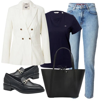Outfit s Černá Armani Exchange "Outfit na léto"
