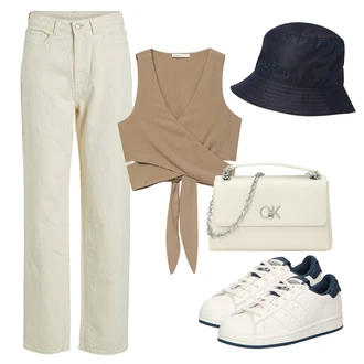 Outfit s Černá Klobouk Tommy Hilfiger "Outfit na léto"