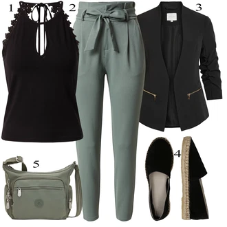Outfit s Černá Kožená Pánská Bund/Smokingové sako/Elegantní Sako/Krátké Sako/Neformální Sako/Blůzové Sako/Boyfriend Sako/Kožená bunda pro muže/Blejzrové Bund Vila "Outfit na léto"