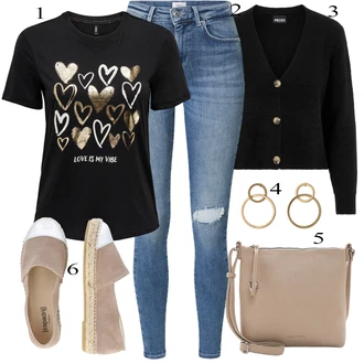 Kůže Outfit s Hnědá/Béžová Espadrille pantofle/Espadrille sandál Espadrij L´originale "Outfit na léto"