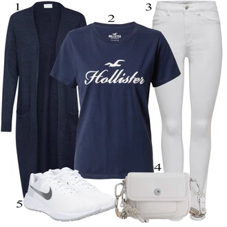 Športne Outfiti mit Siva/Lila barve Nike "poletni videz"