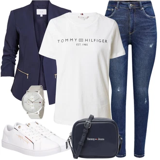 Boja Outfit sa Bijela/Crvena Kožna Tenisica/Tenisice s patentnim zatvaračem sa strane/Tanka Tenisica/Ljetna Tenisica/Niska Tenisica "Outfit za ljeto"