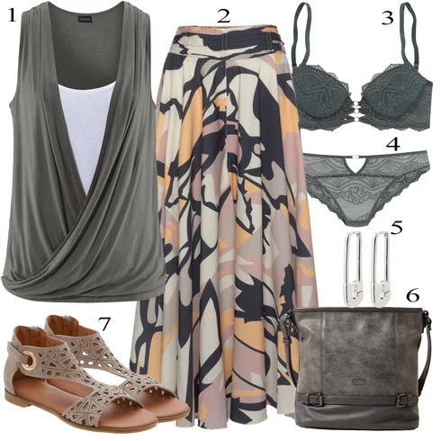 Kombinace Béžová/Hnědá/Fialová/Růžová Maskáčová Kalhoty/Palazzo Kalhoty/Culotte Kalhoty/Kalhoty s Peřím/Kalhoty s Potiskem/Široká Kalhoty/Nezařazené Lascana