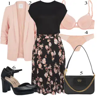 Ke kolenům Outfit s Černá/Hnědá/Růžová/Červená Letní Šaty/Šaty s Kapsou/Občanské šaty/Šaty Do Áčka/Společenské šaty pro hosta/Pouzdrové Šaty/Šaty S Potiskem/2-v-1 šaty/Šaty Bez Rukávů/Ležérní Šaty/Šaty s Páskem Lascana "Skvělé pro práci"